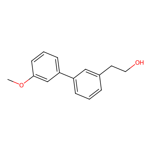 3-(3-Methoxyphenyl)phenethyl alcohol structure