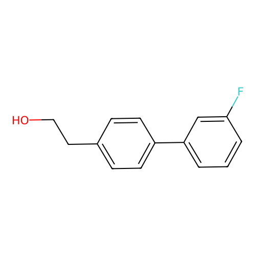 4-(3-Fluorophenyl)phenethyl alcohol structure
