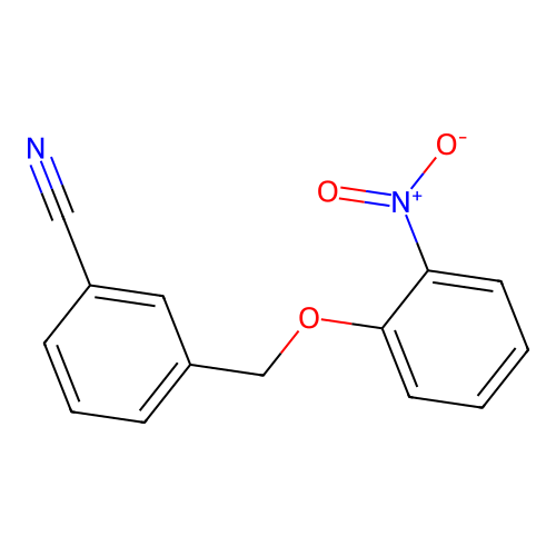 3-[(2-Nitrophenoxy)methyl]benzonitrile structure