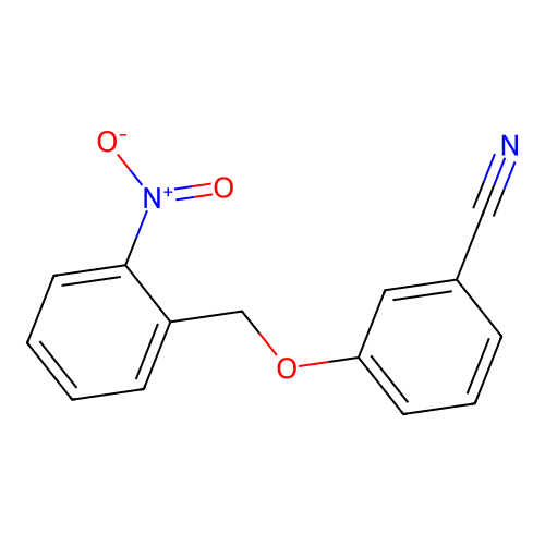 3-[(2-Nitrophenyl)methoxy]benzonitrile structure