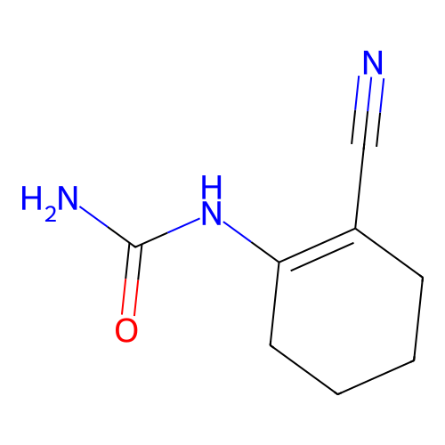 1-(2-Cyanocyclohex-1-en-1-yl)urea structure