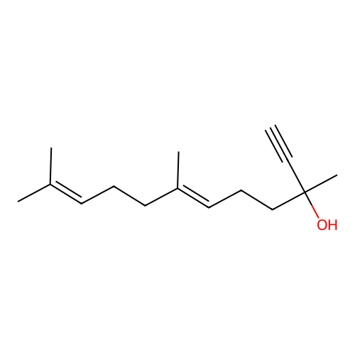 3,7,11-Trimethyldodeca-6,10-dien-1-yn-3-ol structure