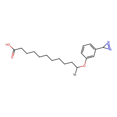 11-3-Diazirinophenoxyundecanoate structure