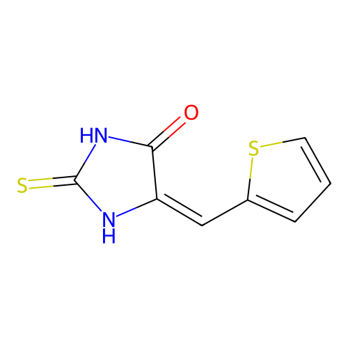5-(2-Thenylidene)-2-thioxoimidazolidin-4-one structure