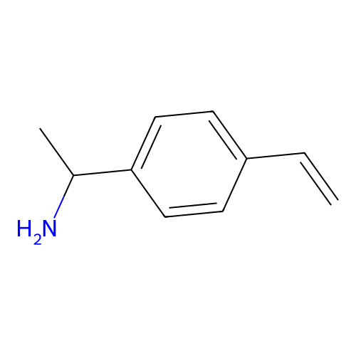 1-(4-Vinylphenyl)ethanamine structure