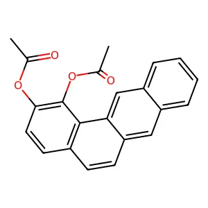 Benz(a)anthracene-1,2-diol, 1,2-diacetate structure