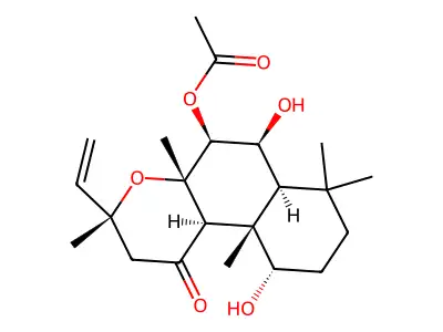 9-脱氧毛喉素 structure
