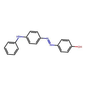 Phenol, 4-[2-[4-(phenylamino)phenyl]diazenyl]- structure