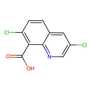 二氯喹啉酸 structure