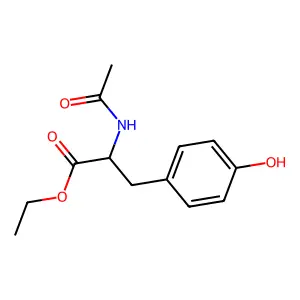 乙酰酪氨酸乙酯 structure
