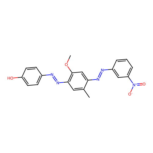4-((2-Methoxy-5-methyl-4-((3-nitrophenyl)azo)phenyl)azo)phenol structure