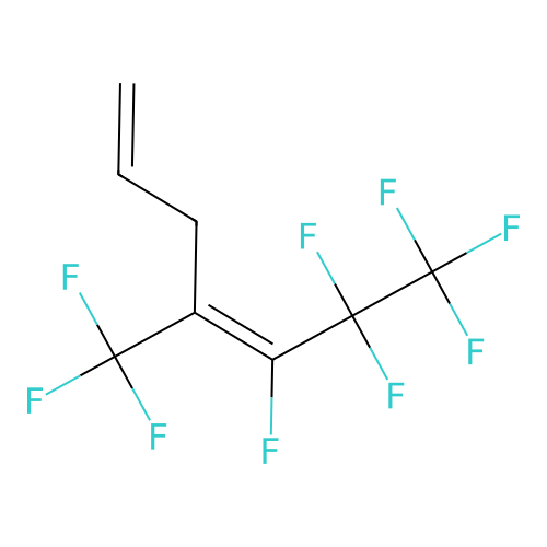 5,6,6,7,7,7-Hexafluoro-4-(trifluoromethyl)-1,4-heptadiene structure