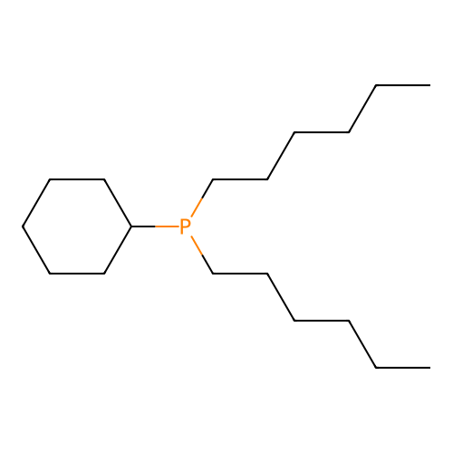 Cyclohexyldihexylphosphine structure