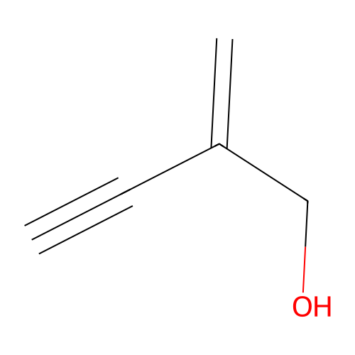 2-Methylene-3-butyn-1-ol structure