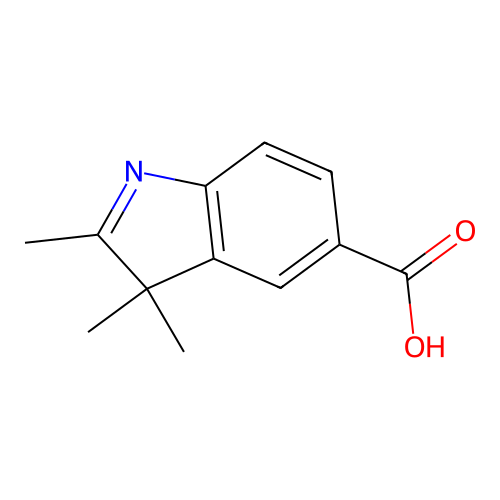 2,3,3-Trimethyl-3H-indole-5-carboxylic acid structure