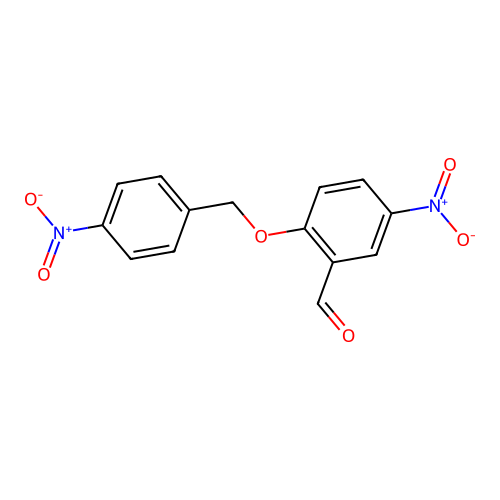 5-Nitro-2-[(4-nitrophenyl)methoxy]benzaldehyde structure