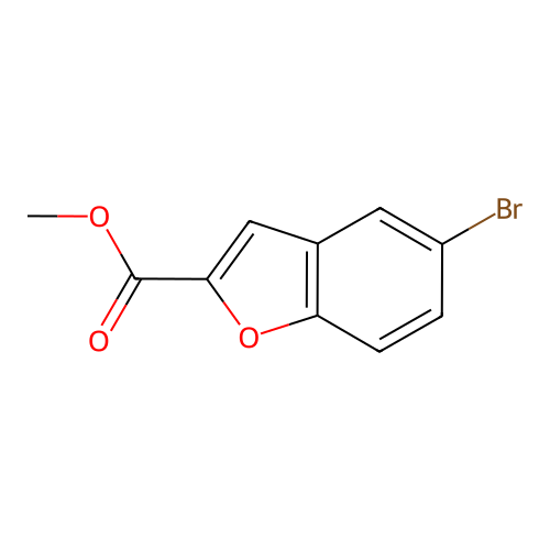 Methyl 5-bromo-1-benzofuran-2-carboxylate structure