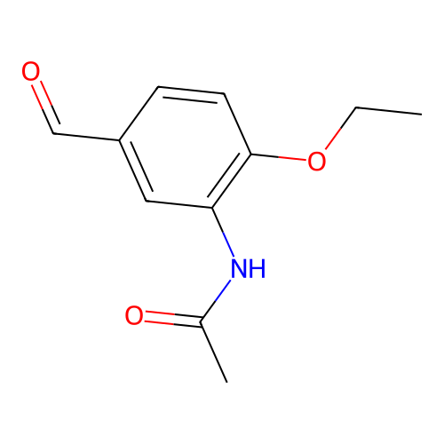 n-(2-Ethoxy-5-formylphenyl)acetamide structure