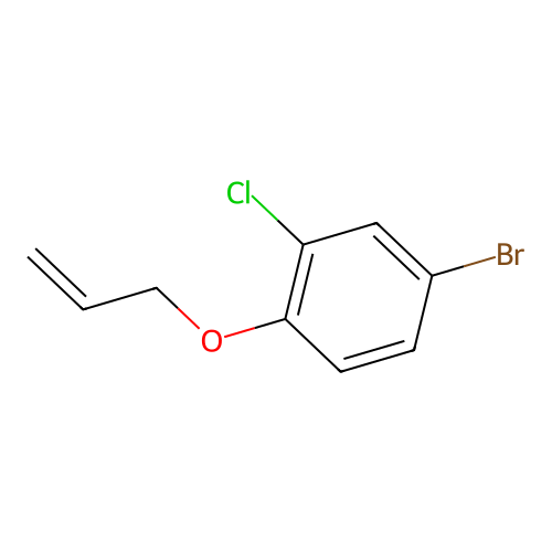 Allyl 4-bromo-2-chlorophenyl ether structure