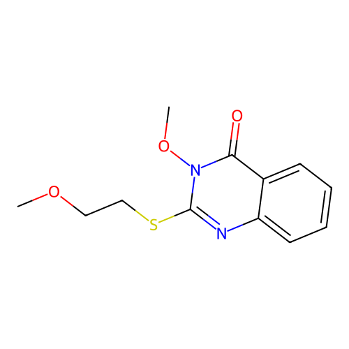 3-methoxy-2-[(2-methoxyethyl)sulfanyl]quinazolin-4(3H)-one structure