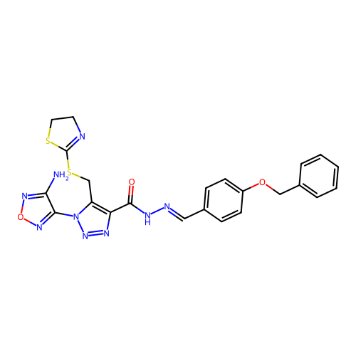 C23H21N9O3S2 structure