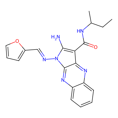 C20H20N6O2 structure