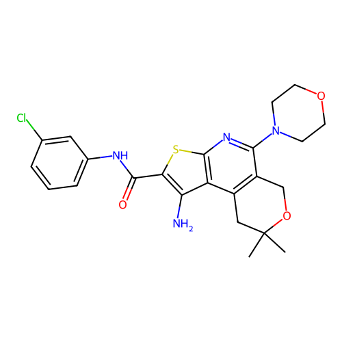 C23H25ClN4O3S structure