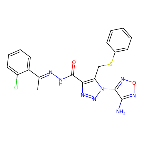 C20H17ClN8O2S structure