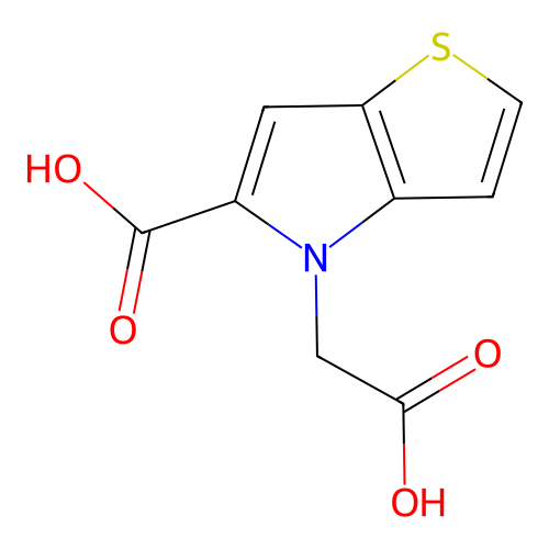 4-Carboxymethyl-4H-thieno[3,2-b]pyrrole-5-carboxylic acid structure