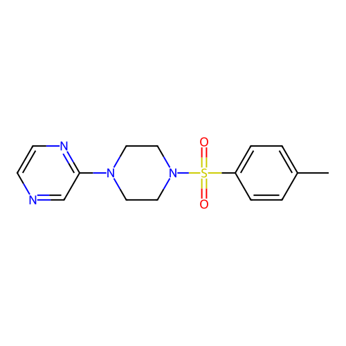 2-(4-Tosylpiperazin-1-yl)pyrazine structure