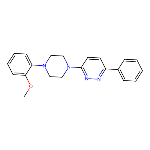 3-[4-(2-Methoxyphenyl)piperazin-1-yl]-6-phenylpyridazine structure
