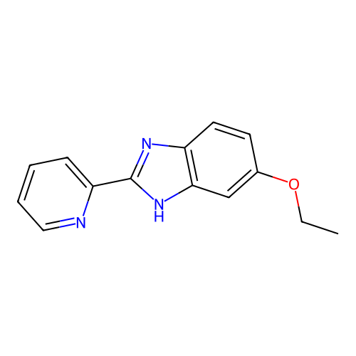 6-Ethoxy-2-(2-pyridinyl)-1H-benzimidazole structure