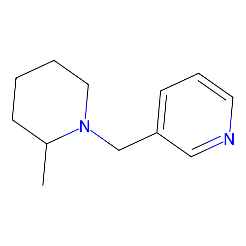 3-[(2-Methylpiperidin-1-yl)methyl]pyridine structure