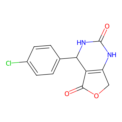 4-(4-chlorophenyl)-1H,2H,3H,4H,5H,7H-furo[3,4-d]pyrimidine-2,5-dione structure