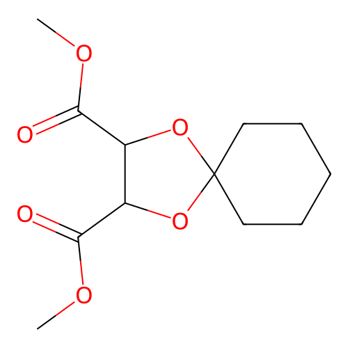 Dimethyl 1,4-dioxaspiro[4.5]decane-2,3-dicarboxylate structure