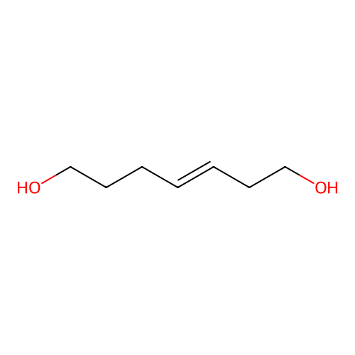 Hept-3-ene-1,7-diol structure