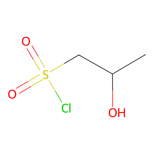 2-Hydroxypropane-1-sulfonyl chloride structure
