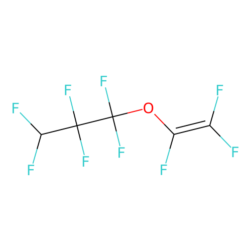 1,1,2,2,3,3-Hexafluoro-1-((trifluorovinyl)oxy)propane structure