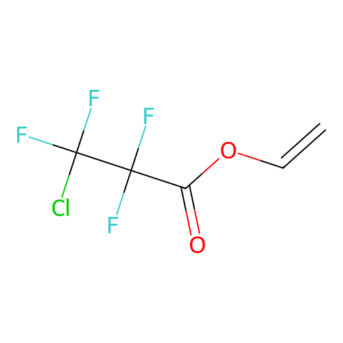 Vinyl 3-chloro-2,2,3,3-tetrafluoropropionate structure