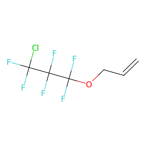 3-(3-Chloro-1,1,2,2,3,3-hexafluoropropoxy)propene structure