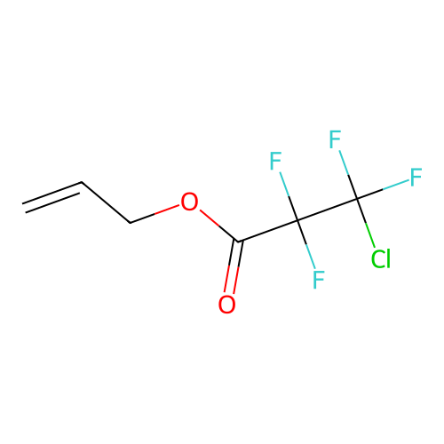 Allyl 3-chloro-2,2,3,3-tetrafluoropropionate structure