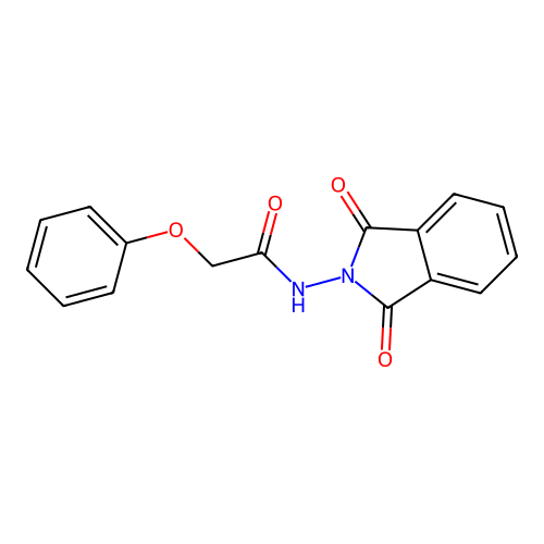N-(1,3-dioxo-1,3-dihydro-2H-isoindol-2-yl)-2-phenoxyacetamide structure