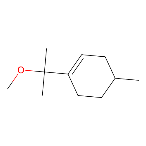 1-(1-Methoxy-1-methylethyl)-4-methyl-1-cyclohexene structure
