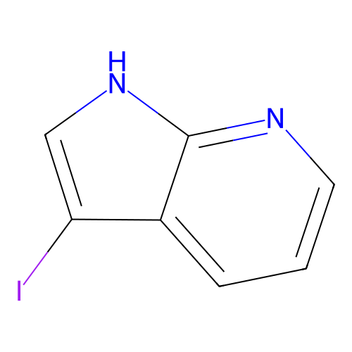 3-Iodo-7-azaindole structure