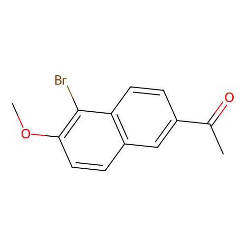 1-(5-Bromo-6-methoxynaphthalen-2-yl)ethan-1-one structure