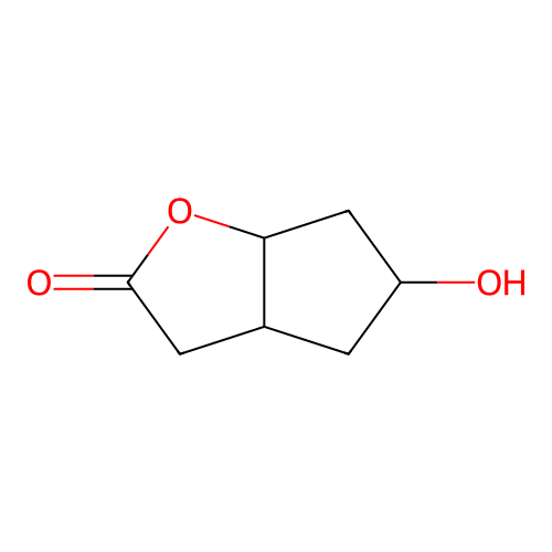 5-Hydroxy-hexahydro-cyclopenta[b]furan-2-one structure