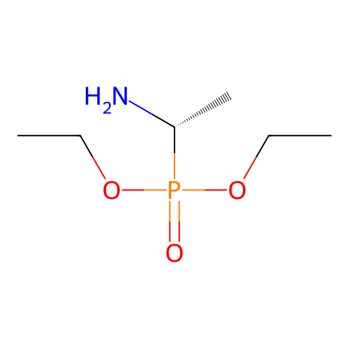 (1S)-1-diethoxyphosphorylethanamine structure