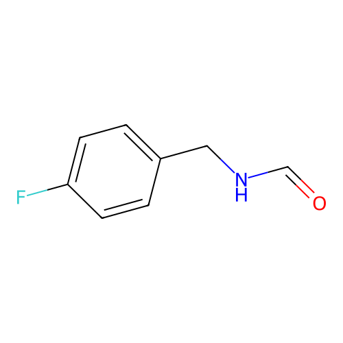 N-(4-Fluorobenzyl)formamide structure