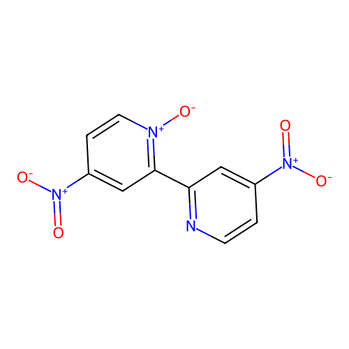 4-Nitro-2-(4-nitropyridin-2-yl)-1-oxidopyridin-1-ium structure
