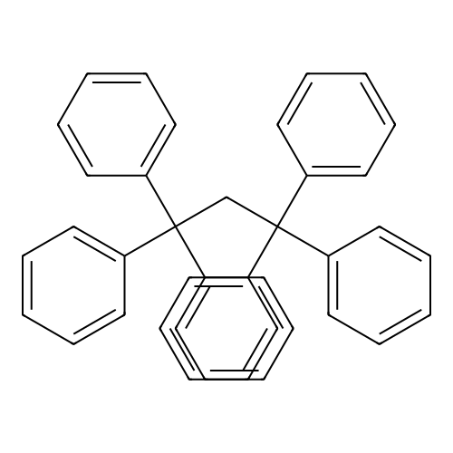 1,1',1'',1''',1'''',1'''''-Propane-1,1,1,3,3,3-hexaylhexabenzene structure